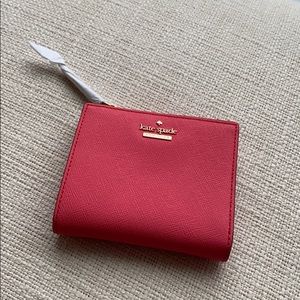 Kate Spade Pink Zip Bi-fold Wallet
